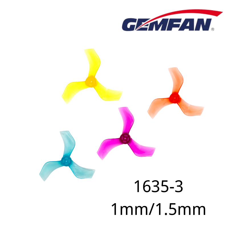 Drone Propeller - Gemfan 1635 40mm 3-Blatt-Propeller 8 Paar