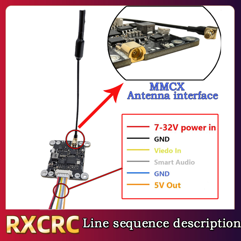 RXCRC 5,8G Modul 48CH 1,6 W VT – Drone Frame Bewertung und Preis
